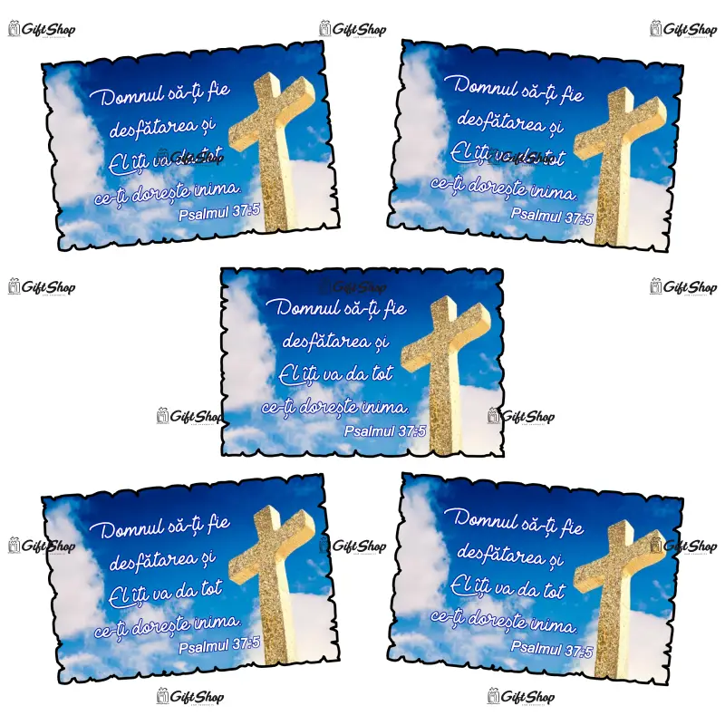 Psalmi 37:5, magnet frigider mgs049